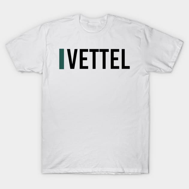 Sebastian Vettel Driver Name - 2022 Season #2 T-Shirt by GreazyL